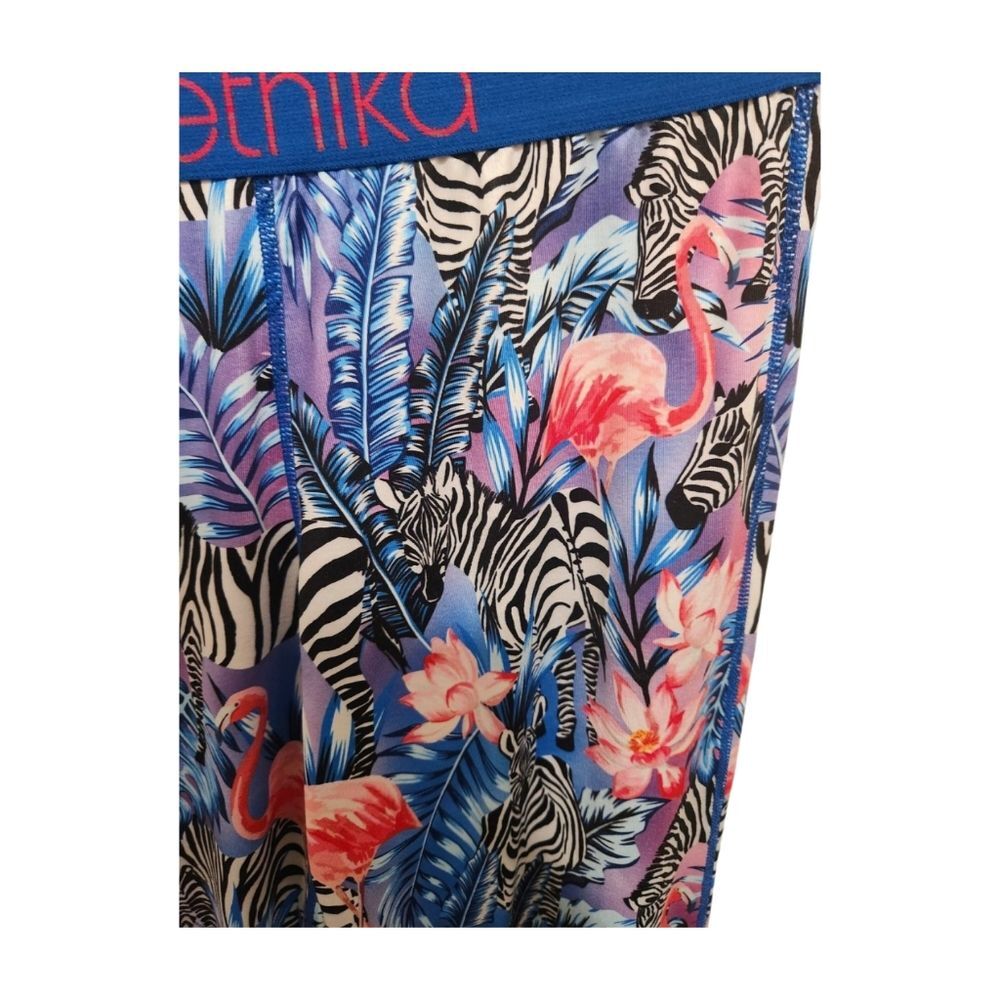 ethika Zebra Paradise Sports Bra and Leggings Set XS - Picture 7 of 8